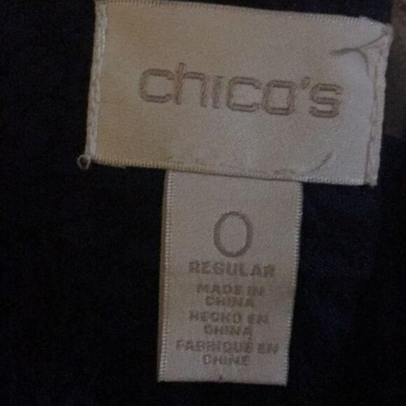 Chico's Women's Size 0 (Small) Skinny Pants Black - Picture 3 of 4